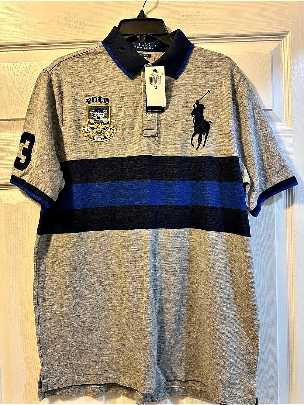 NWT Men’s Polo Ralph Lauren Classic Fit Big Pony Crest Polo Shirt